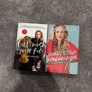 Rachel Hollis Book Set - Girl, Wash Your Face & Girl, Stop Apologizing